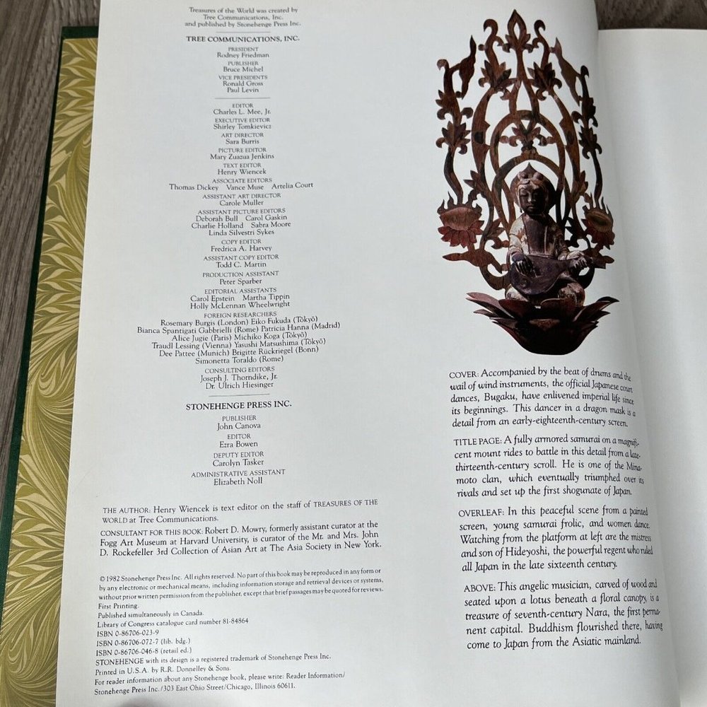 Lords Of Japan - Treasures of the World - Stonehenge Press 1982 with foldouts - Picture 12 of 15